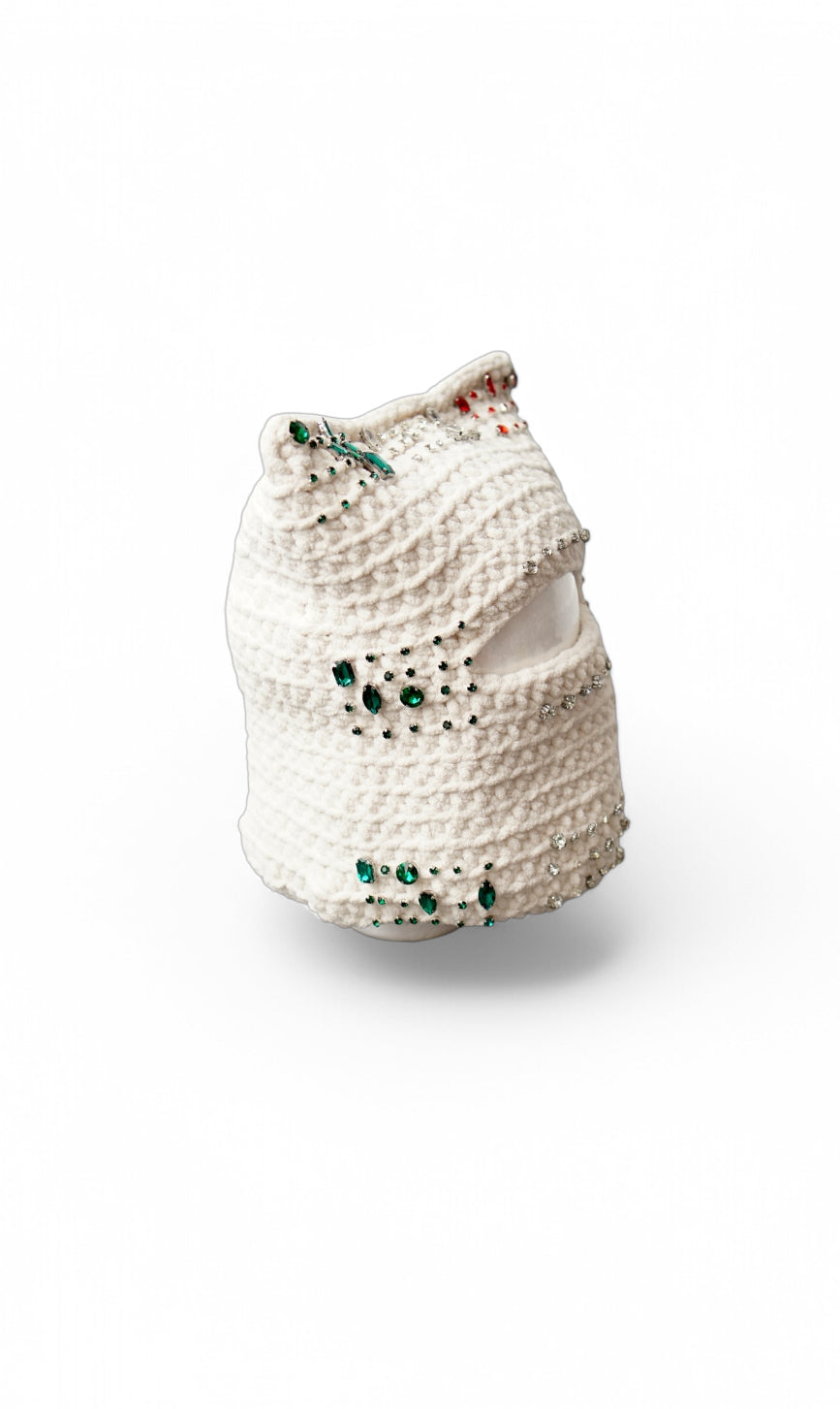 Italian Flag Crochet Balaclava