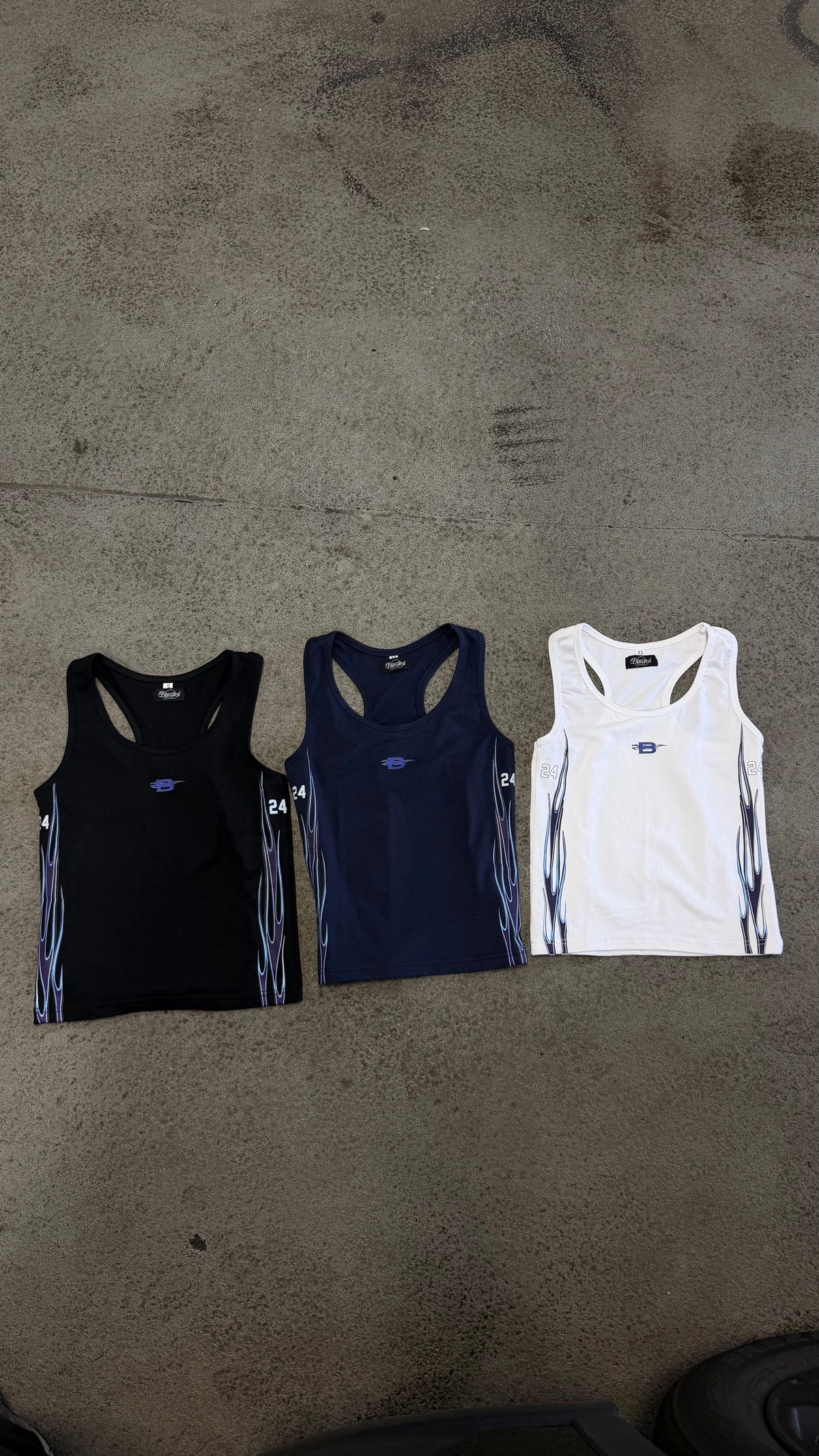 Blue Flame Tank top