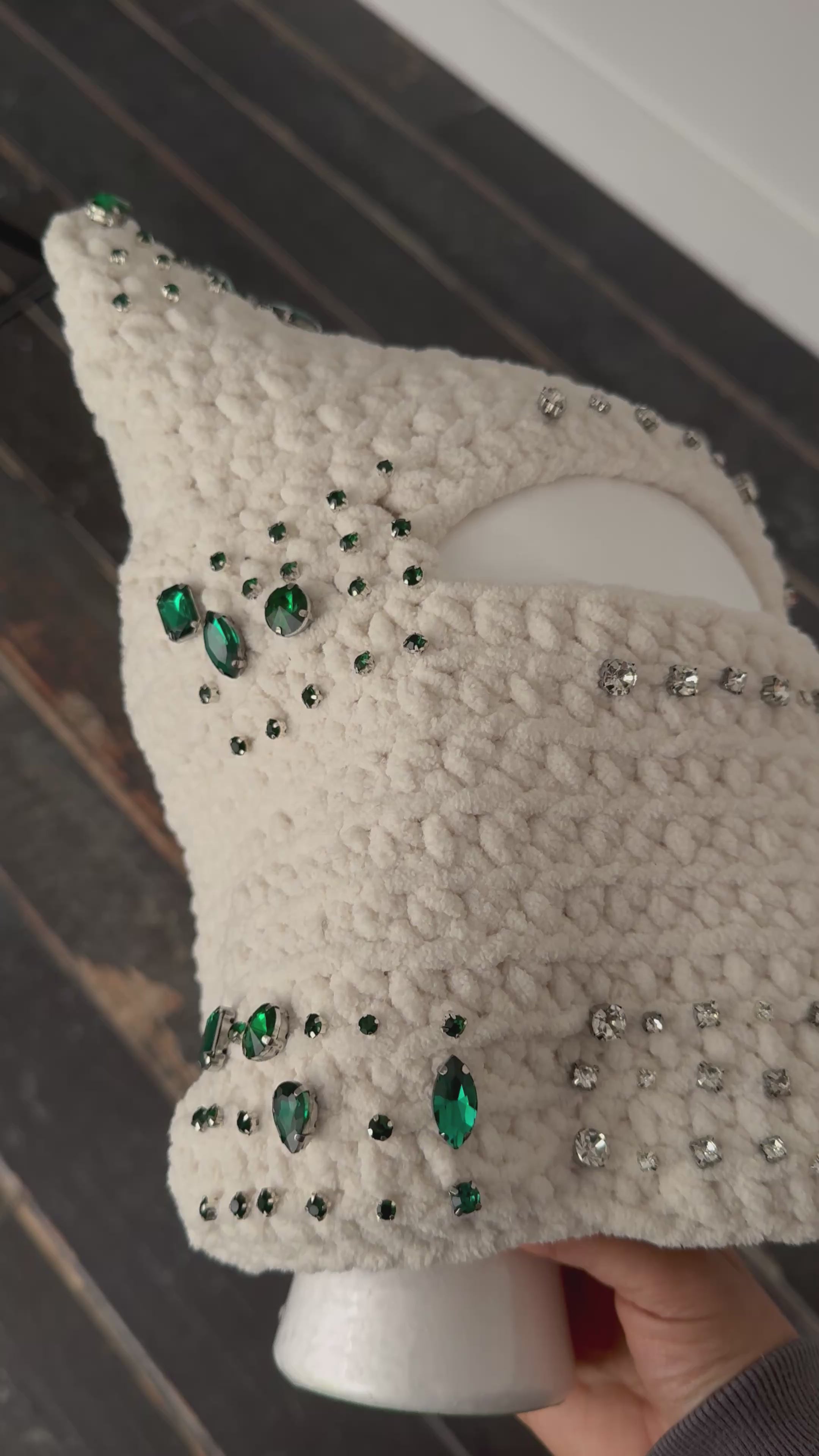 Italian Flag Crochet Balaclava